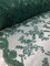 1 Yard Hunter Green Metallic Flowers Sequins Mesh Lace Fabric for Tablecloths and Costumes